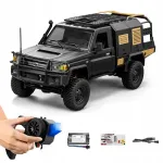 Kaugjuhtimisega auto Toyota Land Cruiser LC79, maastur, must