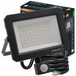 LED prožektor liikumisanduriga 50W 5500lm 4000K IP65