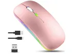 Juhtmevaba hiir GLOBAL TECH, Bluetooth, 2,4 GHz, LED, vaikne