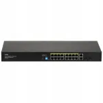 V&otilde;rgul&uuml;liti Cudy GS1018PS2, 16 PoE+ porti, 2 uplink porti, 2 SFP pesa