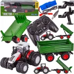 Puldiga juhitav traktor poolhaagisega, 1:24, 2,4 GHz
