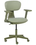 Ergonoomiline kontoritool reguleeritava seljatoega, roheline
