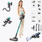 Juhtmevaba vertikaalne tolmuimeja Smart Ai V5 PRO, harjavaba, LED, 2in1, 70 min