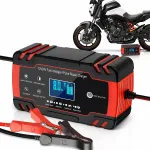 Automaatne 12V 8A / 24V 4A pulsiline AGM akulaadija remondifunktsiooniga