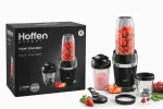 HOFFEN EXPERT NUTRI CUP kokteilimikser 1000W must, komplekt 2 anumaga