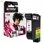 Inkdigo 45 XL tindikassett, sobib HP Color Copier 110/170/280, T&Uuml;V sertifikaadiga