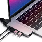USB-C kontsentrator 6-in-1 Gigabit Etherneti, 4K HDMI, PD 100W ja kaardilugejaga