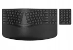Juhtmevaba ergonoomiline klaviatuur numbriplokiga 965 7E756AA, must