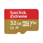 SanDisk Extreme microSDHC 32GB V30 kuldne m&auml;lukaart