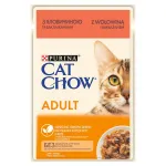 Purina Cat Chow kassitoit veise ja baklažaanidega želatiinist, 85 g