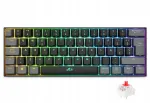 Mehaaniline klaviatuur Rii RK802, 60%, Bluetooth, 2,4G, USB-C, QWERTY