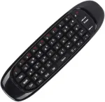 Traadita mini klaviatuur ja hiir 2.4G, QWERTY, 76 g