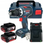 Akutoitega kruvikeeraja Bosch GSR 18V-90C, 2x4.0 Ah ProCore, L-BOXX karp