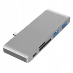 USB-C 5-&uuml;hes microSD kaardilugeja ja HUB
