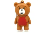 USB-m&auml;lupulk 16 GB 3.0, pruun karu