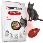 KUIVTOIT STERILISEERITUD KASSIDELE ONTARIO lambalihaga, 6,5 kg