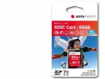 AGFA SDXC 64GB Class 30 100MB/s V30 m&auml;lukaart