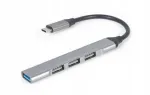 USB-jaotus GEMBIRD, USB-C, 1 x USB 3.0, 3 x USB 2.0