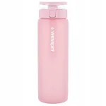Klaasist joogipudel Wessper Clarti, 680 ml, roosa