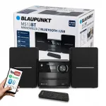 Stereo s&uuml;steem BLAUPUNKT MS13BT CD/MP3/FM/BT/USB/AUX/LED 30W puldiga
