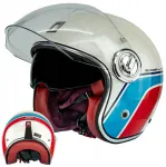 Mootorratturi kiiver NOX Neo-Retro Heritage tuuleklaasiga, XS