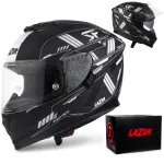 Motomatkuri kiiver Lazer Rafale Evo Roadtech, must/valge, suurus M