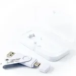 8 GB USB 2.0/USB-C m&auml;lupulk graveeritud karbiga "Esimeseks armulauaks"