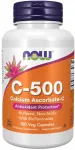 Toidulisand NOW Foods Vitamin C-500 Calcium Ascorbate, 100 kapslit