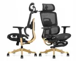 Ergonoomiline kontoritool GLAMOUR, kuni 150 kg, sobib pikkadele