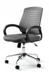Laste kontoritool AWARD, ergonoomiline, halli v&auml;rvi, v&otilde;rgust seljatoega