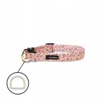Kaelarihm topelt kinnitusklambriga v&auml;ikesetele koertele, roosa, XS, 20&ndash;30 cm