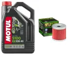 Mootorir&otilde;li MOTUL 5100 4T 10W40 4 l ja HIFLO HF139 &otilde;lifilter
