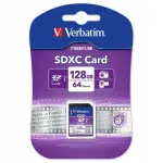 Verbatim SDXC U1 128GB m&auml;lukaart