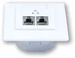 WO-632 smart C5E/S v&otilde;rgupesa, 2x RJ45 CAT5E STP