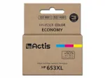 ACTIS HP 653 XL 3YM74AE tindikassett, v&auml;rviline, 18 ml