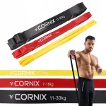 CORNIX POWER BAND kummist vastupanutribade komplekt, 3 tk, 2&ndash;30 kg, crossfit ja t&otilde;mmeteks