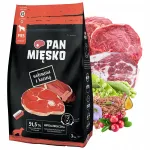 Kuiv koeratoit Pan Mięsko XS v&auml;ikestele t&otilde;ugudele, veiseliha, kitse- ja k&ouml;&ouml;giviljad, 3 kg