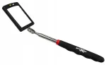 Teleskoopiline &uuml;levaatuse peegel LED-ga PRAXER 52x83 mm, 876 mm