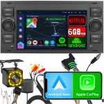 Autoraadio Ford Kuga, S-Max, C-Max CarPlay, 6GB RAM, GPS, WiFi, Androidiga