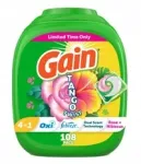 Gain Tango Twist Rose + Hibiscus pesukapslid, 108 tk