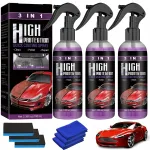 Auto v&auml;rvi kiire h&uuml;drofoobne pihustatav kate, 3 x 100 ml