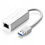 USB v&otilde;rgukaart UGREEN CR111, USB 3.0 RJ45, 1000Mbps, valge