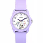 Timex TW2Y51200 laste kell lillat v&auml;rvi rihmaga