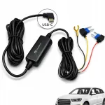 USB-C toiteadapter auto videoregistraatorile parkimisrežiimiga