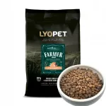 Kuiv kassitoit Lyopet Farmer l&otilde;he ja sardiinidega, 91% liha, 10 kg