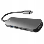 USB-C alumiiniumhub, 5 pordiga