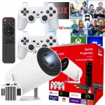 LED projektor Androidiga, 2 puldiga, WiFi, USB