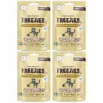 K&uuml;lmkuivatatud kanaliha maiustused kassidele Monster Cat Freezies, 4 x 45 g