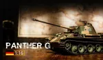 Puldiga juhitav tank 1:16 German Panther Type G, ASG, IR, heli ja suitsuga, RTR