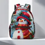 Reisiseljakott &ndash; Festive Snowman, kerge, kompaktne, vabaajaks